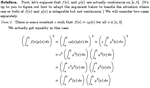 [Solution to problem 1,  part 1.]