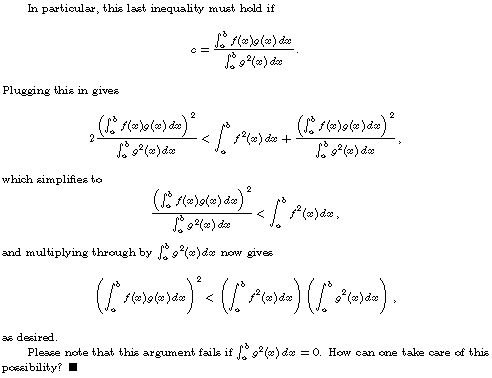 [Solution to problem 1,  part 3.]