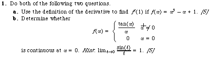 [Question 1]